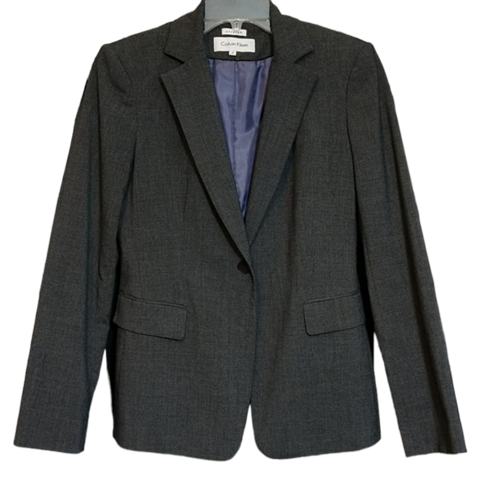 Gray Calvin Klein Blazer sz 4